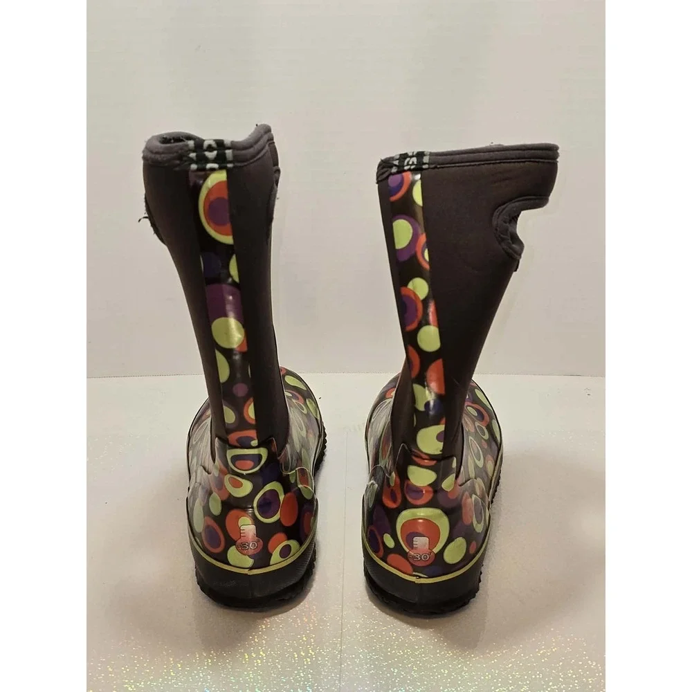 🌈🧸 Bogs Kids Classic High Bubbles Waterproof Winter‎ Boots US 4 EU 37
